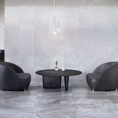 Davos Deep Polished Porcelain Wall and Floor Tile 49.1x98.2 RTC